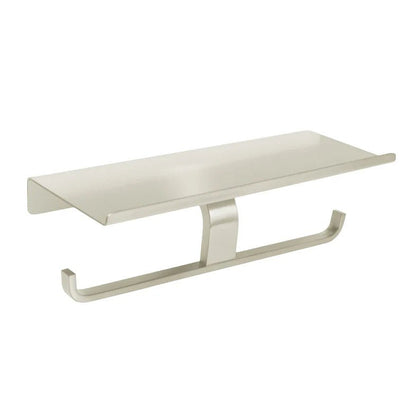 TOILET PAPER DOUBLE HOLDER WITH SHELF - Golzar Home