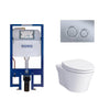 Toto Ap Wall Hung Toilet & In-Wall Tank System 1.28/0.9 Gpf Kit - Golzar Home