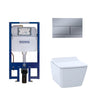 Toto Sp Wall Hung Toilet & In-Wall Tank System 1.28/0.9 Gpf - Golzar Home