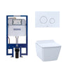 Toto Sp Wall Hung Toilet & In-Wall Tank System 1.28/0.9 Gpf - Golzar Home