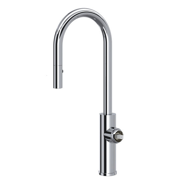ROHL Eclissi Pull-Down Bar & Food Prep Kitchen Faucet With C-Spout Less Handle