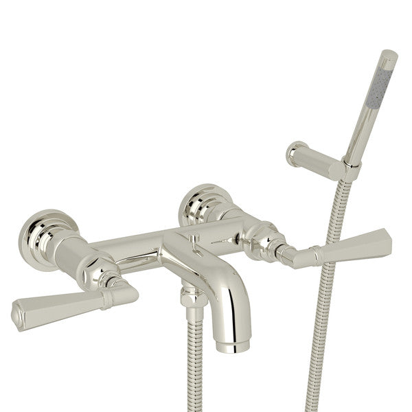 ROHL San Giovanni Wall Mount Exposed Tub Filler With Handshower