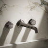 Occasion® Wall-mount bathroom sink faucet Knob handle trim, 1.2 gpm