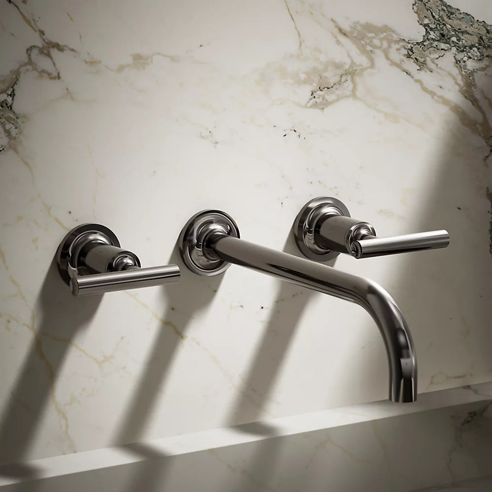 Purist® Wall-mount bathroom sink faucet trim with Lever handles, 1.2 gpm
