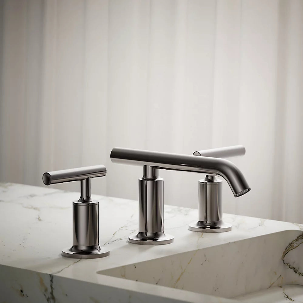 Purist® Widespread bathroom sink faucet with Lever handles, 1.2 gpm