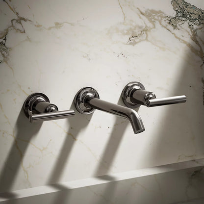 Purist® Wall-mount bathroom sink faucet trim with Lever handles, 1.2 gpm