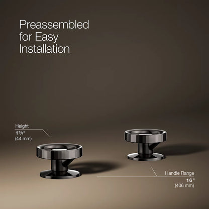 Components® Industrial bathroom sink faucet handles