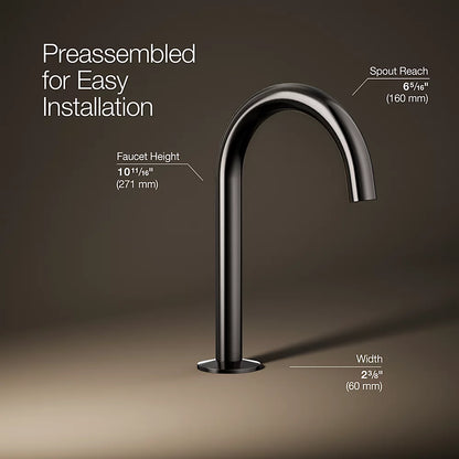 Components® Bathroom sink faucet spout with Tube design, 1.2 gpm