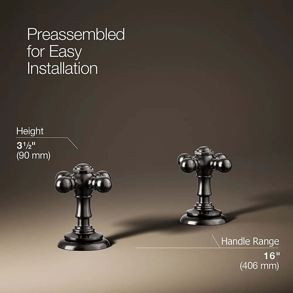 Artifacts® Cross bathroom sink faucet handles