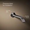 Components® Wall-mount bathroom sink faucet spout with Ribbon design, 1.2 gpm