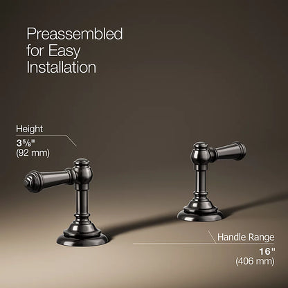 Artifacts® Lever bathroom sink faucet handles