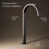 Components® Bathroom sink faucet spout with Ribbon design, 1.2 gpm