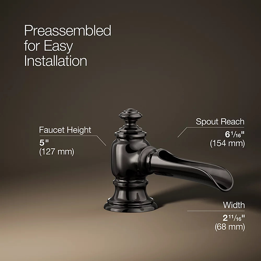 Artifacts® with Flume design Bathroom sink faucet spout with Flume design, 1.2 gpm