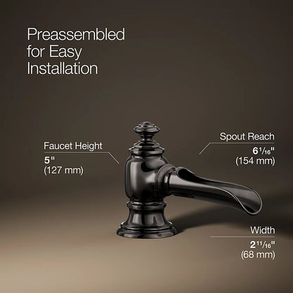 Artifacts® with Flume design Bathroom sink faucet spout with Flume design, 1.2 gpm