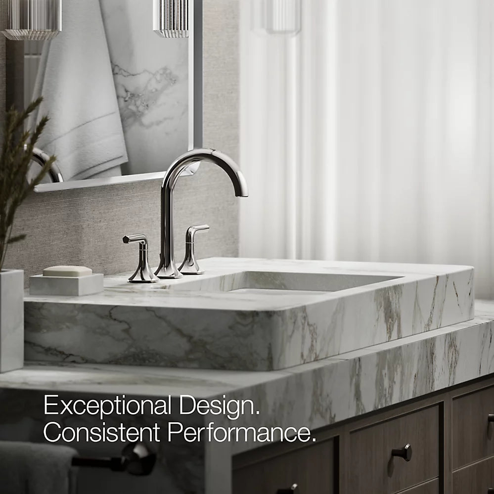 Occasion® Bathroom sink faucet spout with Cane design, 0.5 gpm