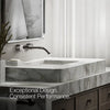 Components® Wall-mount bathroom sink faucet Oyl handle trim