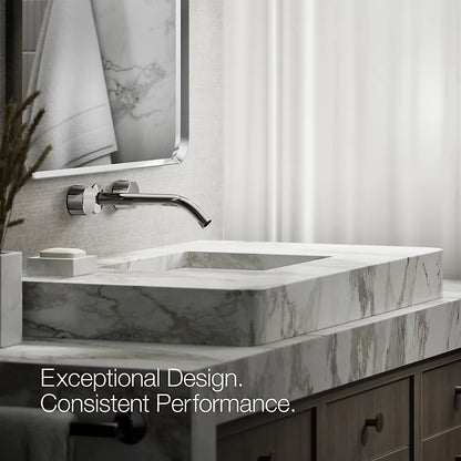 Components® Wall-mount bathroom sink faucet Oyl handle trim