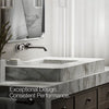 Occasion® Wall-mount bathroom sink faucet Knob handle trim, 1.2 gpm