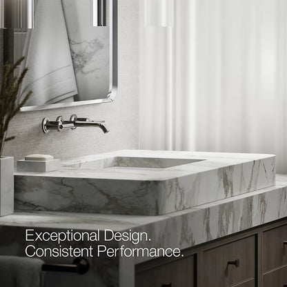 Purist® Wall-mount bathroom sink faucet trim with Lever handles, 1.2 gpm