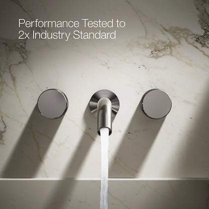 Components® Wall-mount bathroom sink faucet Oyl handle trim