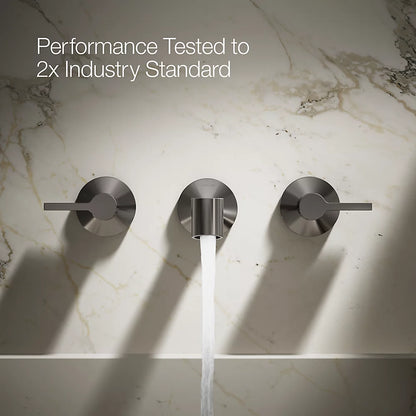 Components® Wall-mount bathroom sink faucet spout with Row design, 1.2 gpm