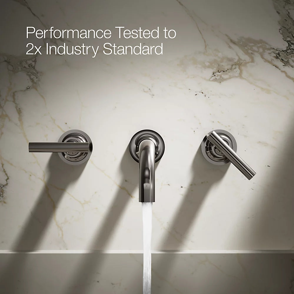 Purist® Wall-mount bathroom sink faucet trim with Lever handles, 1.2 gpm