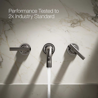 Purist® Wall-mount bathroom sink faucet trim with Lever handles, 1.2 gpm