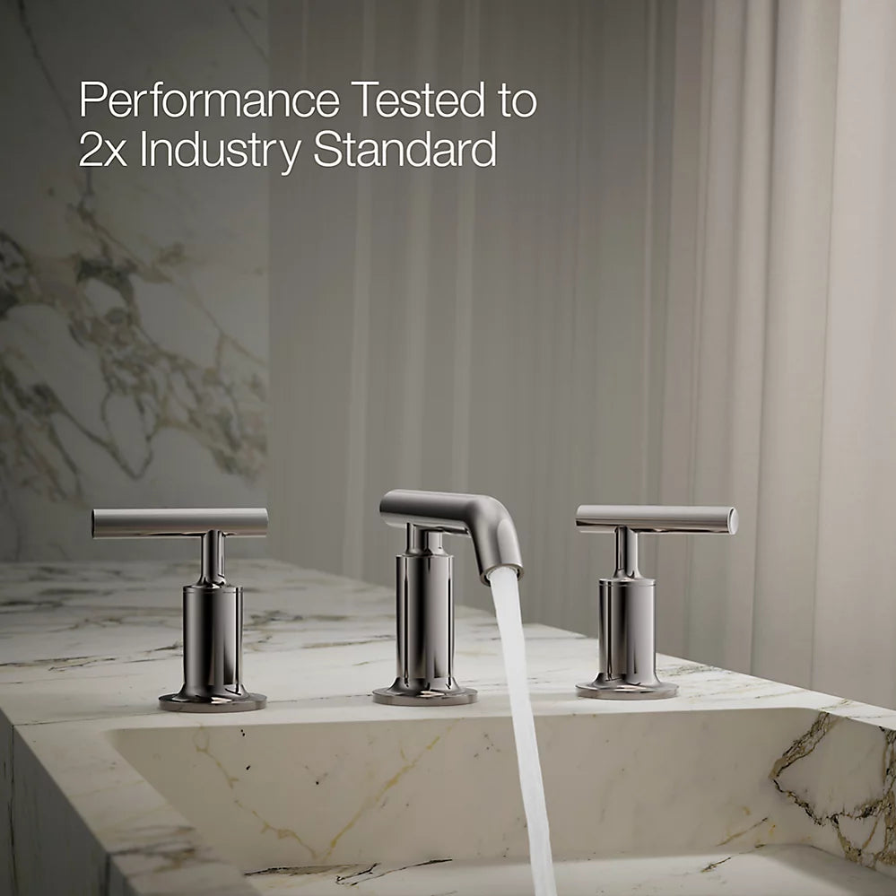 Purist® Widespread bathroom sink faucet with Lever handles, 1.2 gpm