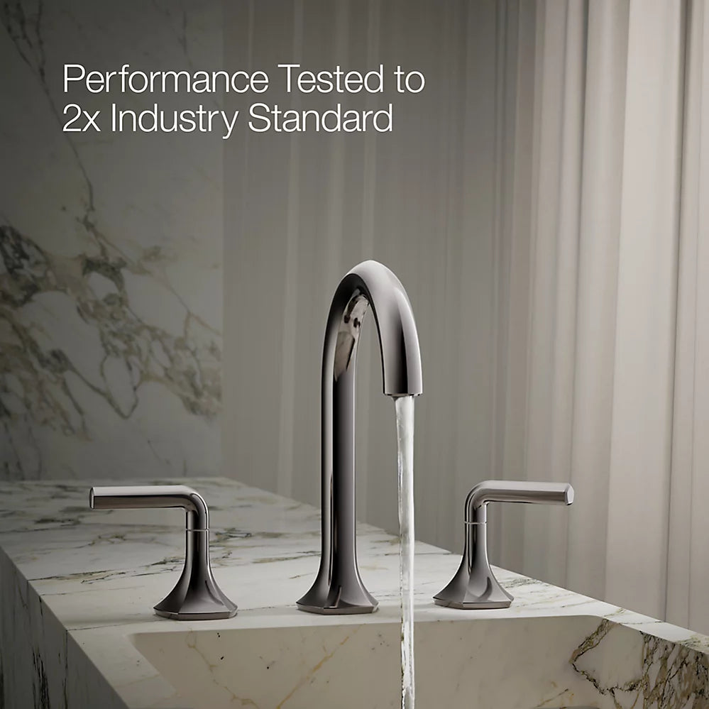 Occasion® Bathroom sink faucet spout with Cane design, 0.5 gpm