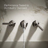 Occasion® Wall-mount bathroom sink faucet Lever handle trim, 1.2 gpm