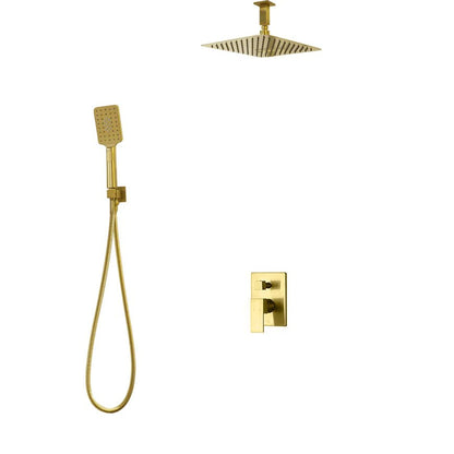 Two Way Pressure Balanced Shower System-F54133-W10bz - Golzar Home