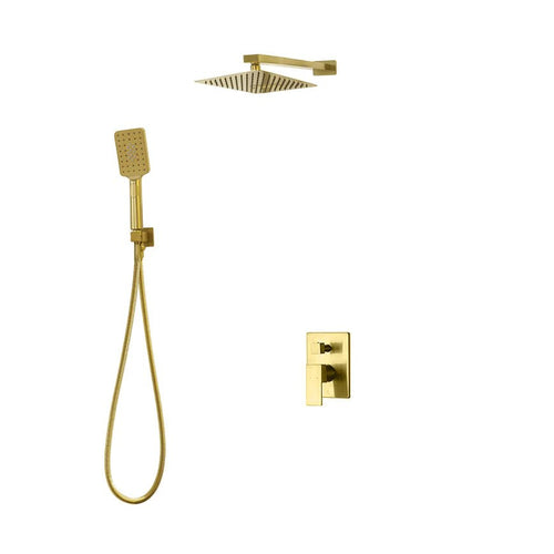 Two Way Pressure Balanced Shower System-F54133-W10bz - Golzar Home