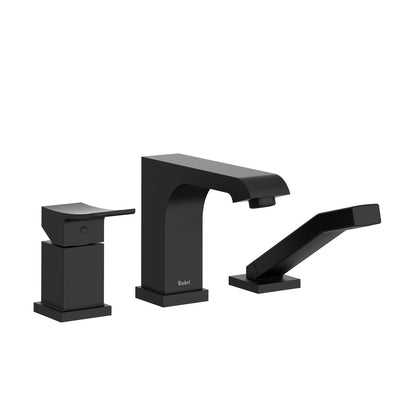Riobel Zendo™ 3-Hole Pressure Balance Deck Mount Tub Filler Trim