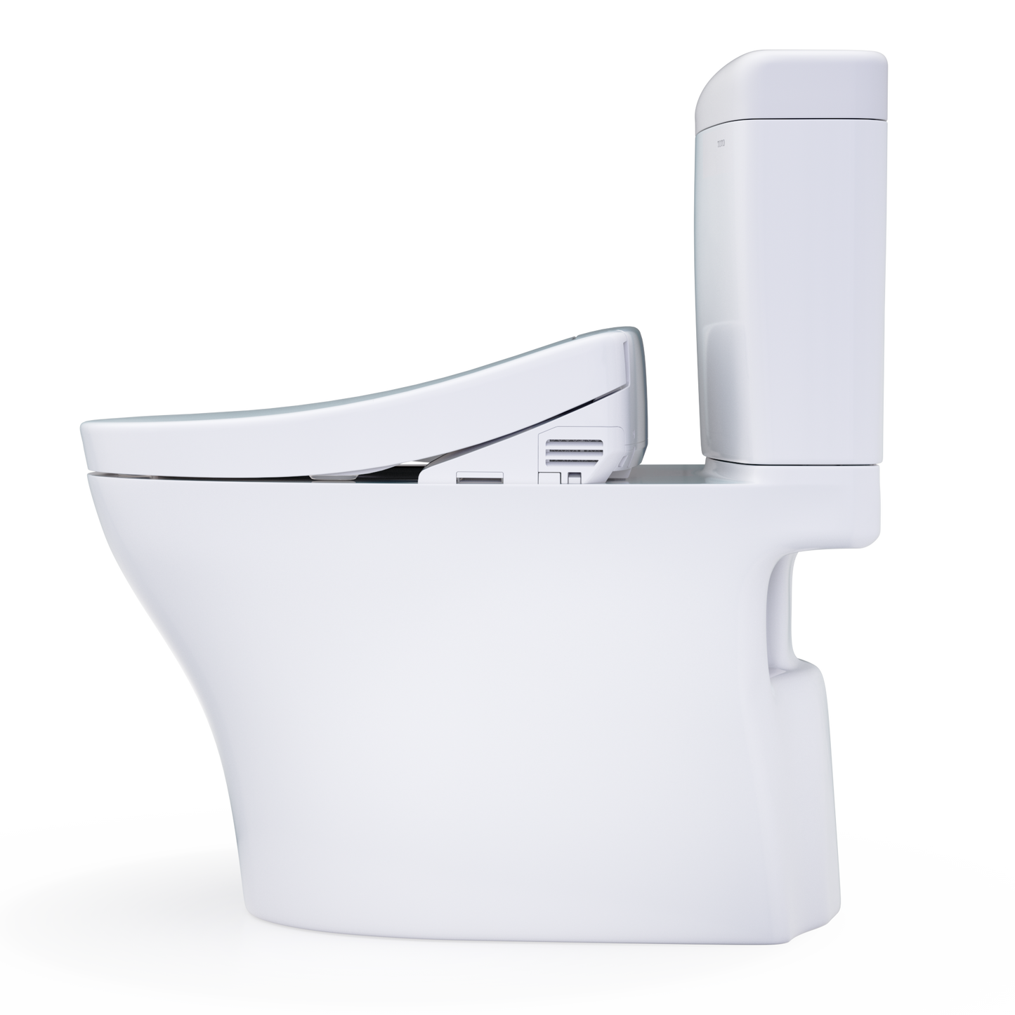 Toto Aquia® IV Cube Washlet®+ S2 Two-Piece Toilet - 1.28 Gpf/0.9 Gpf