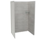 Utile 4832 Composite Direct-to-Stud Three-Piece Alcove Shower Wall Kit in Metro Tux