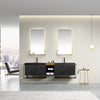 Prisma Framed LED Bathroom Mirror with Shelf – Brushed Gold Stainless Steel