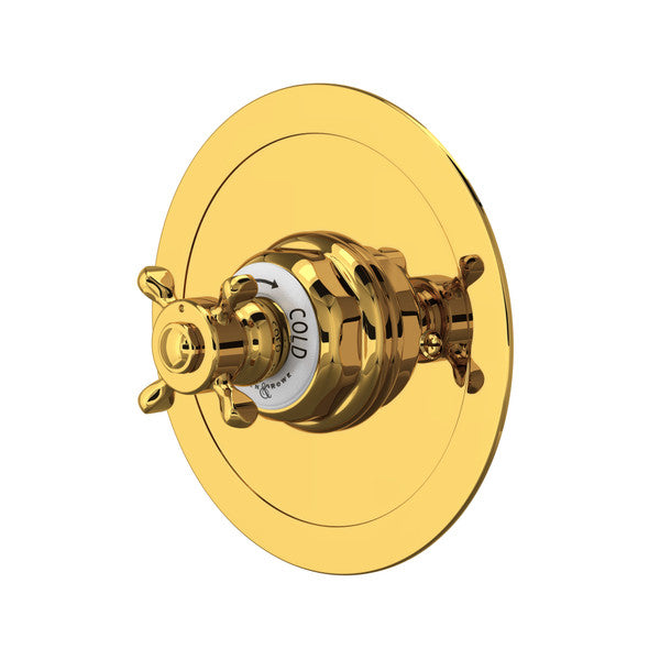 Perrin & Rowe Edwardian™ 3/4" Round Thermostatic Trim Without Volume Control