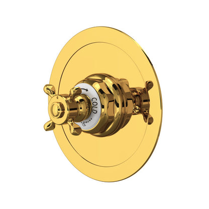 Perrin & Rowe Edwardian™ 3/4" Round Thermostatic Trim Without Volume Control