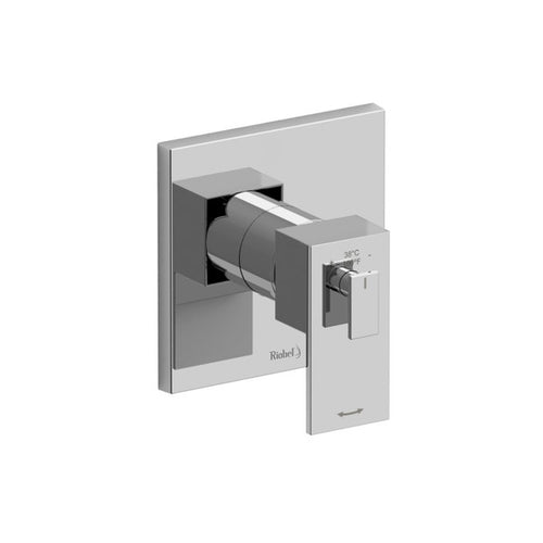 Riobel Kubik™ 1/2" Therm & Pressure Balance Trim With 2 Functions