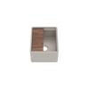 Julien Fira 15'' Single Bowl Kitchen Sink Matte Taupe Fireclay