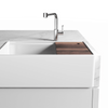 Julien Apron Front Undermount Single Bowl Kitchen Sink with Accessory Ledge, 36"x19"x11-1/2"