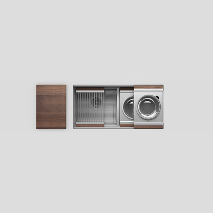Julien 36" Undermount Double-Bowl Workstation Kitchen Sink Set