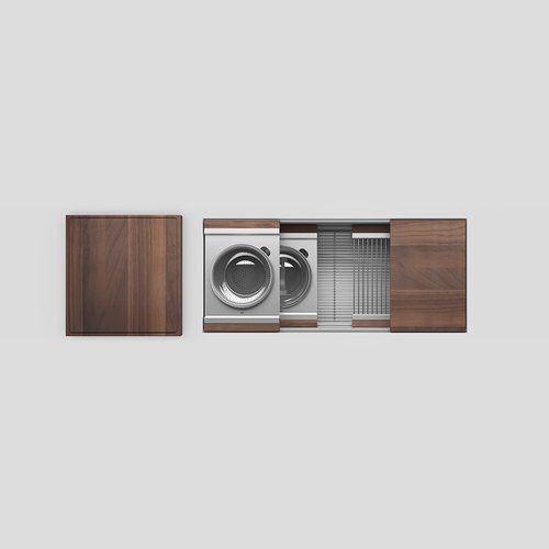 Julien 42" Undermount Single-Bowl Workstation Kitchen Sink Set