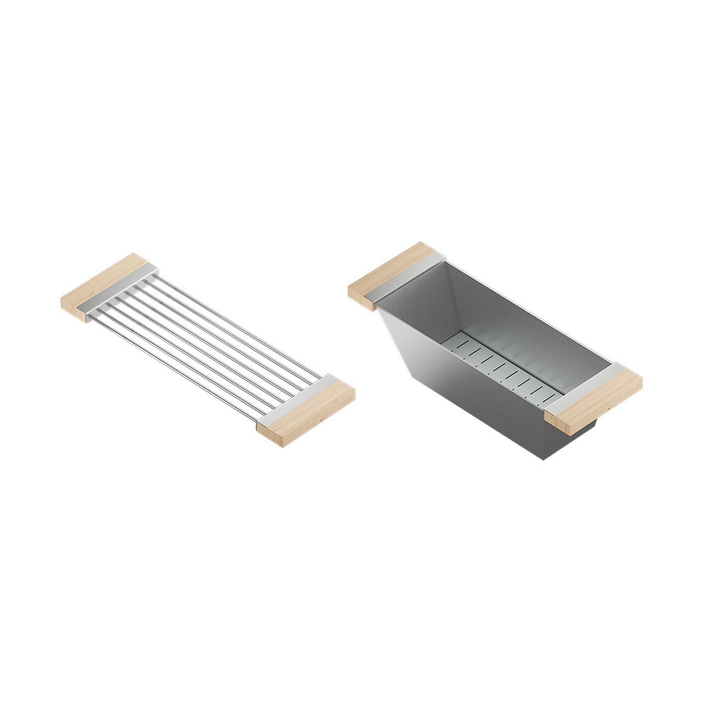 Julien 18" Undermount Single-Bowl Workstation Kitchen Sink Set