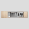 Julien 57" Undermount Double-Bowl Workstation Kitchen Sink Set
