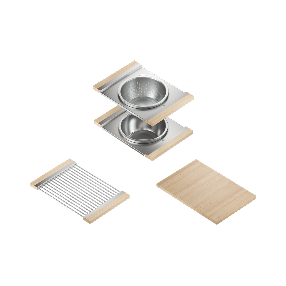 Julien 30" Undermount Single-Bowl Workstation Kitchen Sink Set