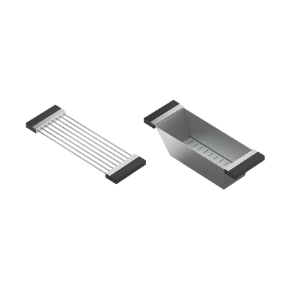 Julien 12" Undermount Single-Bowl Workstation Kitchen Sink Set