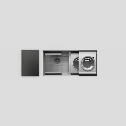 Julien 36" Undermount Double-Bowl Workstation Kitchen Sink Set