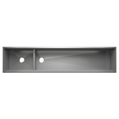 Julien 81" Undermount Double-Bowl Workstation Kitchen Sink Set