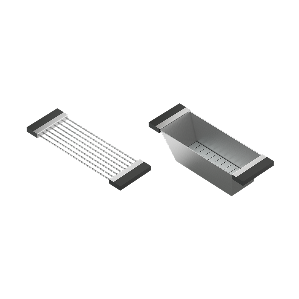 Julien 18" Undermount Single-Bowl Workstation Kitchen Sink Set
